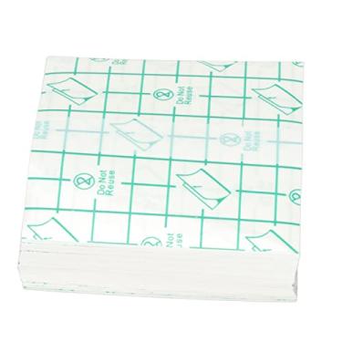 Imagem de Yinhing Capa Adesiva à Prova D'água para Bandagem, 100 Peças, Curativo Transparente Descartável Transparente, Com Material Elástico para Proteção Confortável, 8x8cm