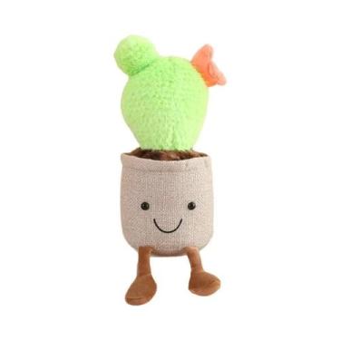 Imagem de Brinquedo De Pelúcia Kawaii De Flor Artificial De 30cm, Cacto E Girass