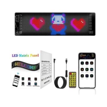 Imagem de Placa De Sinalização LED Programável Em Tamanho Plus, Display Colorido