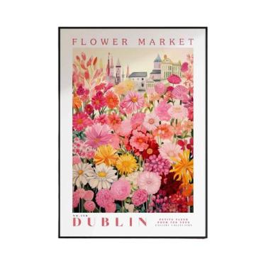 Imagem de Pôster De Arte Floral Do Mercado De Flores De Amsterdã, Impressão Botâ