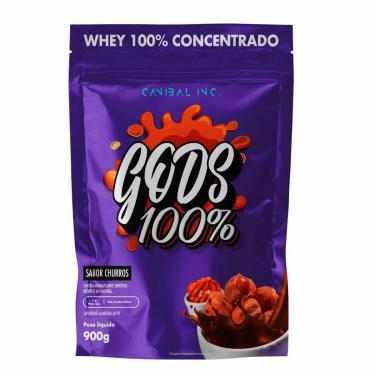 Imagem de Gods Whey 100% - 900g Refil Churros - Canibal-Masculino