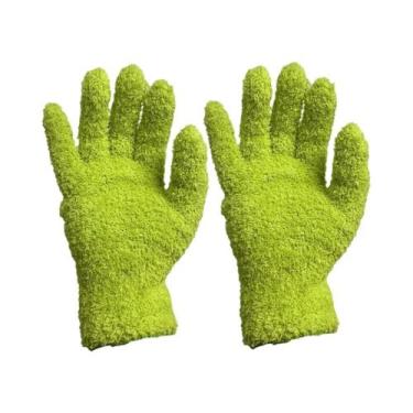 Imagem de Luvas De Limpeza Em Microfibra De Coral Fleece, Luvas Absorventes Para