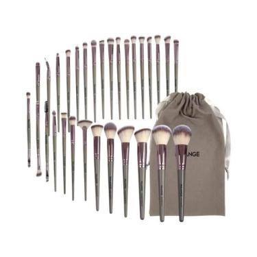 Imagem de Conjunto De 30 Pincéis De Maquiagem Profissionais MAANGE Para Base, Co