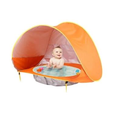 Imagem de Tenda De Praia Portátil À Prova D'água Para Crianças Com Proteção UV, 