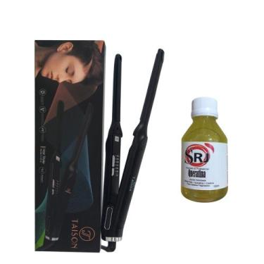 Imagem de Chapinha Fina Profissional - Bivolt - Preta - 450F - Tayson, Bivolt