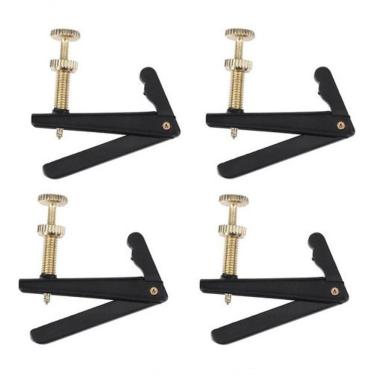 Imagem de Micro-afinadores para Violoncelo Jogo com 4 Peças Metal Resistente e Durável Cello