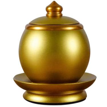 Imagem de PAYNAN Copo de fonte de água buda de 8 cm que oferece copo de água sagrada Guanyin Suprimentos budistas