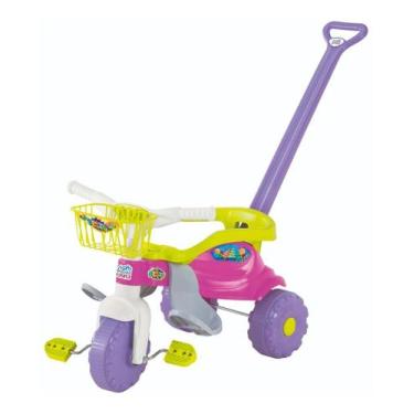 Triciclo Motoca Infantil Tico Tico Zoom Azul C/cesta Magic 2710l