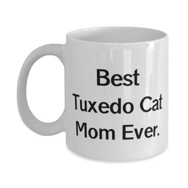Imagem de Best Smoking Cat, Best Smoking Cat Mom Ever, Gato Tuxedo 325 g Caneca de amigos
