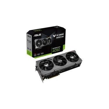Imagem de Placa de Vídeo RTX 4090 Asus NVIDIA TUF Gaming GeForce Edition, 24GB GDDR6X, DLSS, Ray Tracing - TUF-RTX4090-O24G-GAMING
