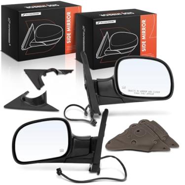 Imagem de A-Premium Par (2) espelhos retrovisores elétricos do lado do motorista e do passageiro - compatível com Dodge Grand Caravan, Caravan & Chrysler Town & Country, Voyager - Espelho retrovisor externo