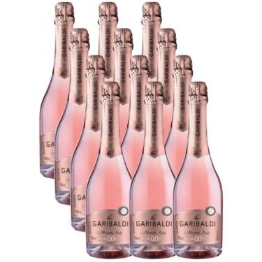 Imagem de Espumante Garibaldi Moscatel Sem Alcool 750ml Kit 12 unidades