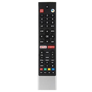 Imagem de JKZTJOF Controle remoto de voz HS-7700 para Smart TV Skyworth HS-7700J HS-7720 com botão Google Play e Netflix