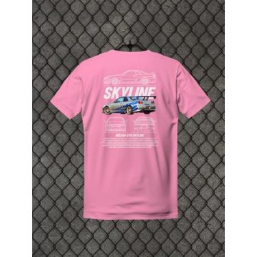 Imagem de Camiseta Gearhead Nissan Skyline Gtr R34 Brian O'conner - ShopBrainsto