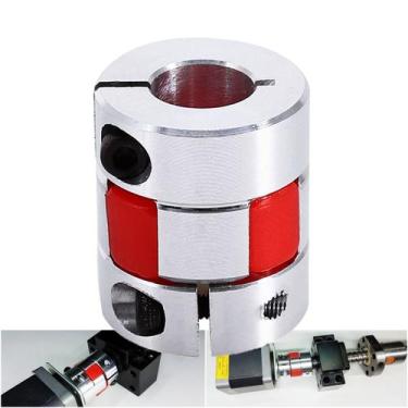 Imagem de Acoplamento Flexível Motor Passo Cnc Router 3d 6.35x8mm Red - Leander 