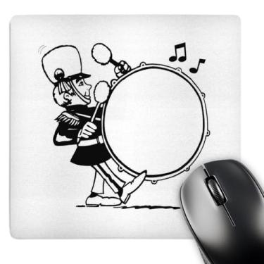 Imagem de Bateria preta e branca com bateria - mouse pad, 20 x 20 cm (mp_46619_1)