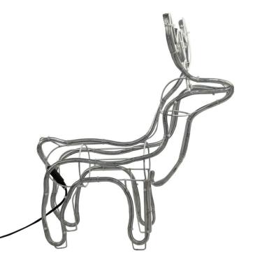 Imagem de Armação De Rena Macho De Led Média Ilumine Seu Natal Com Estilo 220V