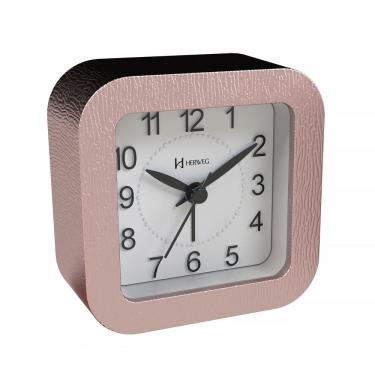 Imagem de Relógio Despertador D Mesa Quartz Silencioso Com Luz Rosé - Rosé