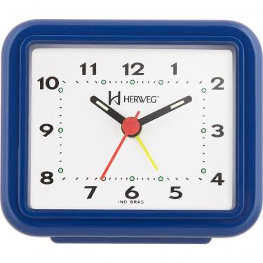 Imagem de Relógio Despertador Quartz Alarme Forte Azul Escuro - Azul Escuro