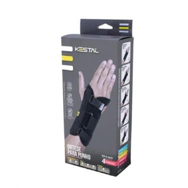 Imagem de Órtese Longa Kestal Para Punho - Bilateral, GG, Preto