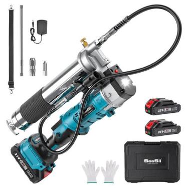 Imagem de Pistola de graxa elétrica Seesii Innovative 2 em 1 150ml/min 8000kPa
