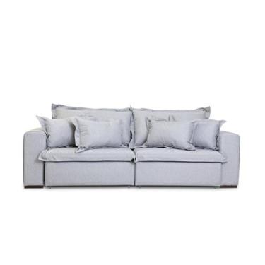 Imagem de Sofá Montalcino - Linho Scott Cinza - Sofá de Fábrica, 2,20m
