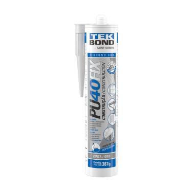 Imagem de Adesivo Pu40fix Cartucho 387g-280ml - Tekbond Cinza