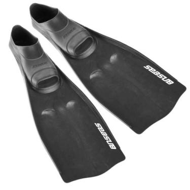 Imagem de Nadadeira Pé De Pato Seasub - Mergulho Apneia Pesca Sub, Preto, BRA 41
