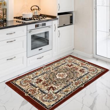 Imagem de 1 Tapete Cozinha Absorve 1 Milhão de pontos 60x90 Mon Vr (M4Mon VERMELHO Egípcio Alto Padrão - 1 milhão de pontos Alto Padrão)