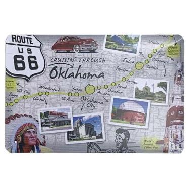 Imagem de Placa De Metal Route 66 Oklahoma - YAAY