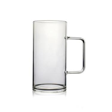 Imagem de URGDWEKJY Copo de vidro feito à mão resistente ao calor copo de café de vidro transparente 700 ml copo de suco água cerveja copo de beber escritório copo de água (A)