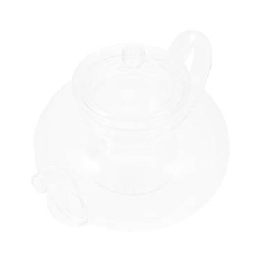 Imagem de wang hao shop Chaleira de chá, chaleira de vidro de 250 ml, chaleira de chá transparente com infusor removível, máquina de chá de vidro borossilicato, cafeteira de água para escritório em casa, hotel