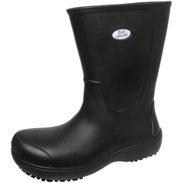 Imagem de Bota Botina Cano Alto Açougueiro Absorção de Impacto Impermeavel EVA Emborrachado Super Macia Tamanho:34;Cor:Preto;Gênero:Masculino;Departamento BS:Esporte