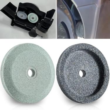 Imagem de Conjunto de pedras de afiar para BIZERBA, conjunto de pedras de moagem e truing compatível com Bizerba Slicer todos os modelos SE8, SE8L, SG8D, VS8D, VS8F, A330, A400, GSP, SE12, G13, SE355, SE128