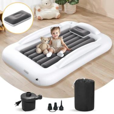 Imagem de Cama Inflable de Viaje Abdtech para Niños de 135 cm Colchón de Aire