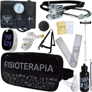Imagem de Kit Fisioterapia Maleta Goniometro Martelo Buck Completo - Love Saude,