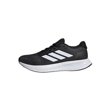 Imagem de adidas Tênis feminino Run Falcon 5, Preto/branco/preto, 34