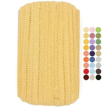 Imagem de Trança trançada Gimp - 10 jardas - 30+ cores - renda de estofamento trançado Gimp guarnição de trança de rolagem guarnição turca para fantasias decoração de casa estofados artesanato costura DIY