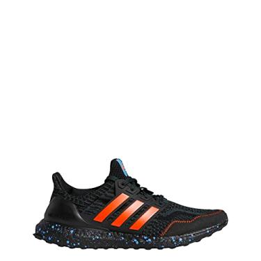 Imagem de adidas T nis de corrida masculino Ultraboost 5.0 DNA, Verde sombra/laranja impacto/Core Blac, 8.5