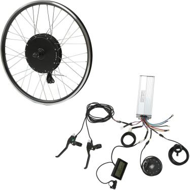 Imagem de Kit De Conversão De Bicicleta Elétrica 48v 2000w Cubo De Liga De Alumínio Motor Da Roda Traseira Rolamento Forte Lcd3 Display Para Bicicletas Elétricas, 27.5inch