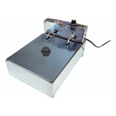 Imagem de Fritadeira Elétrica Industrial Cuba 5L 110V Com Tampa