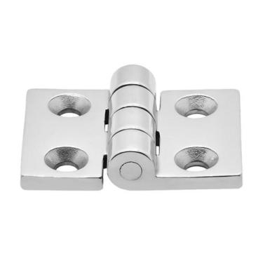 Imagem de Dobradiça 4 Furos para Tampas e Escotilhas Inox 316 38x38mm - Genérica