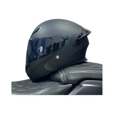 Imagem de Capacete De Motocicleta Unissex Aprovado Pelo DOT Com Visor Solar Dupl