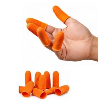 Imagem de Kit 100 Dedeiras Anti Estática Silicone Protetor de Dedo - DA