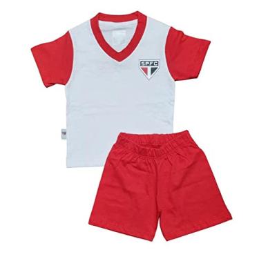 Imagem de Pijama Infantil São Paulo Manga Curta Oficial