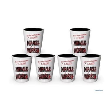 Imagem de Copo de shot I'm Bus Driver - Not a Miracle Worker - Presentes para motorista de ônibus (6)