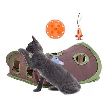 Imagem de Brinquedo Toca Pet Caça Gato Bolinha - Interativo