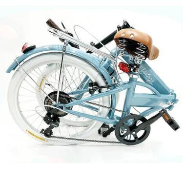 Imagem de Bicicleta Dobrável Fenix Blue Marcha Shimano 6 Velocidades - Echo Vint