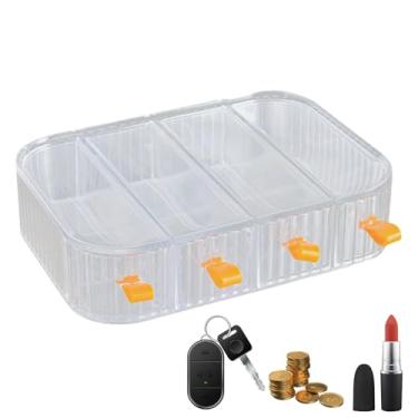 Imagem de Estojo transparente para óculos, organizador de suporte para óculos de sol,Caixa de armazenamento transparente para óculos - Estojo de óculos à prova de poeira com tampa para homens e Shakven