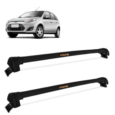 Imagem de Rack De Teto Fiesta Rocam 2003 a 2014 Alumínio Preto